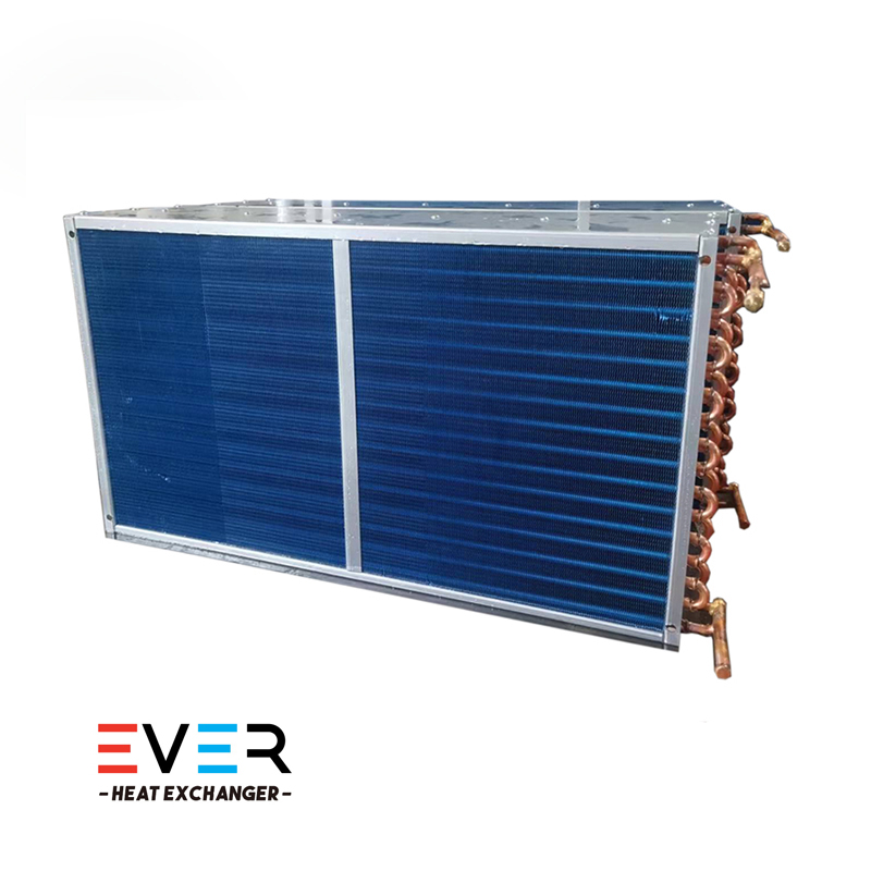 Energy-efficient air condenser for packaged HVAC units