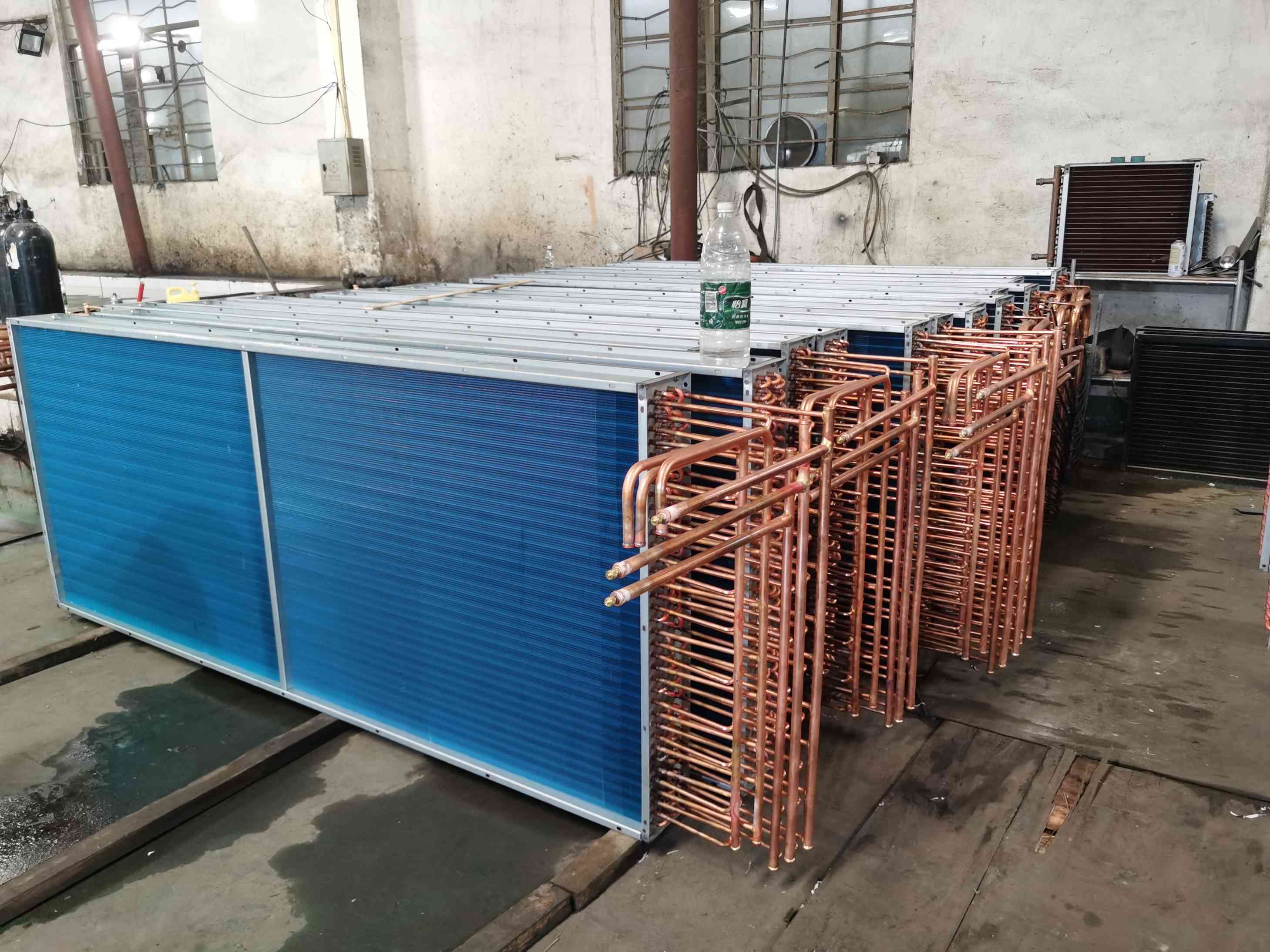Ever Heat Copper Finned Copper Tube Condenser 