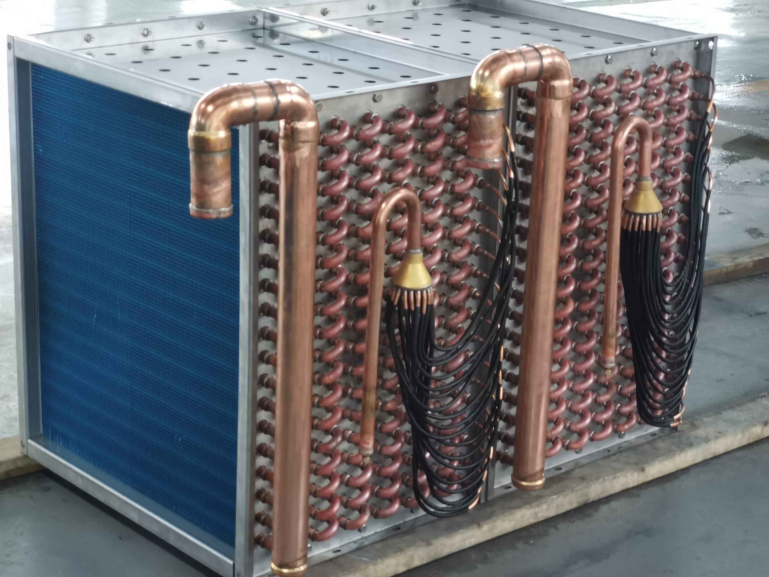 Ever Heat Alu Finned Copper Tube Evaporator