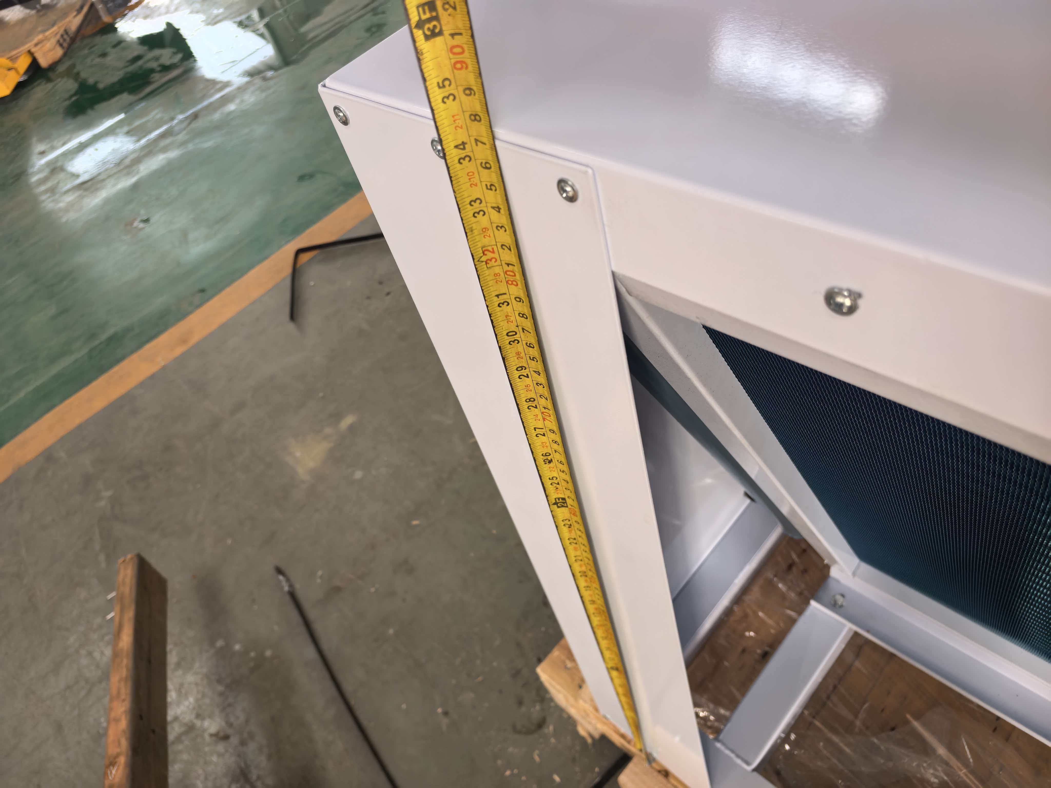 Small V Type Dry Cooler with AC Fan for Packaging Machine Temperature Control