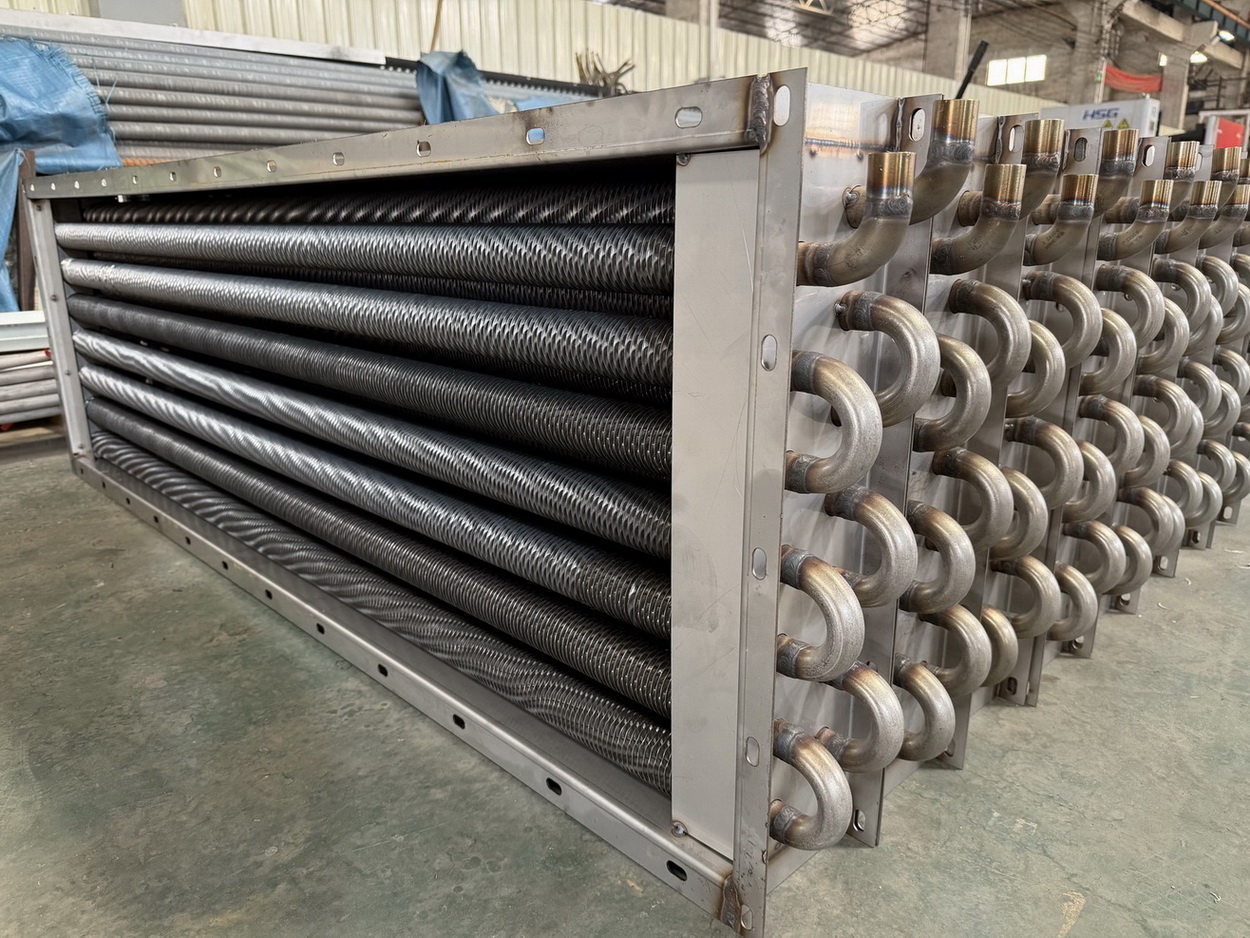 Stainless Steel Spiral Finned Tube Heat Exchanger for Industrial Heat Transfer