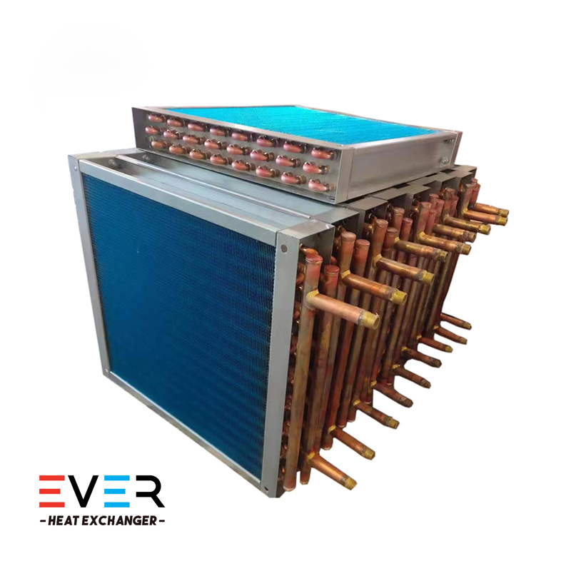 Stainless steel condenser coil for harsh chemical plants